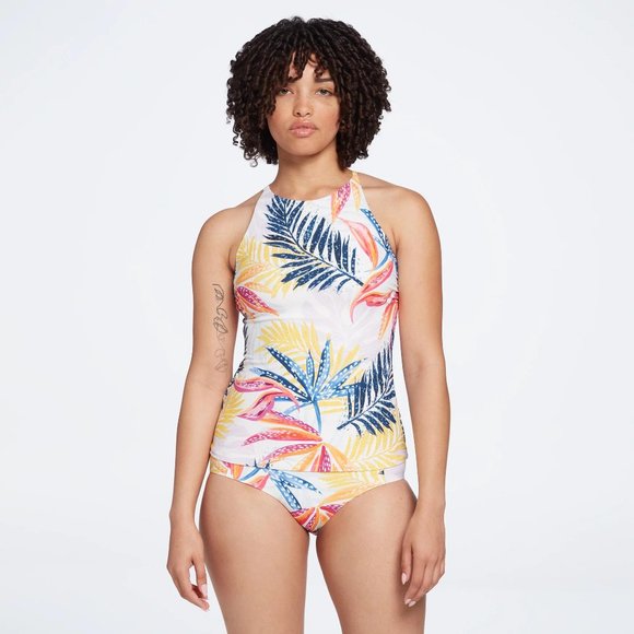 NWT CALIA Women's High Neck Tankini Top - Picture 1 of 5